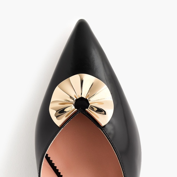 New JCREW Sophia Kitten Heels with Embellishmant - Picture 3 of 5